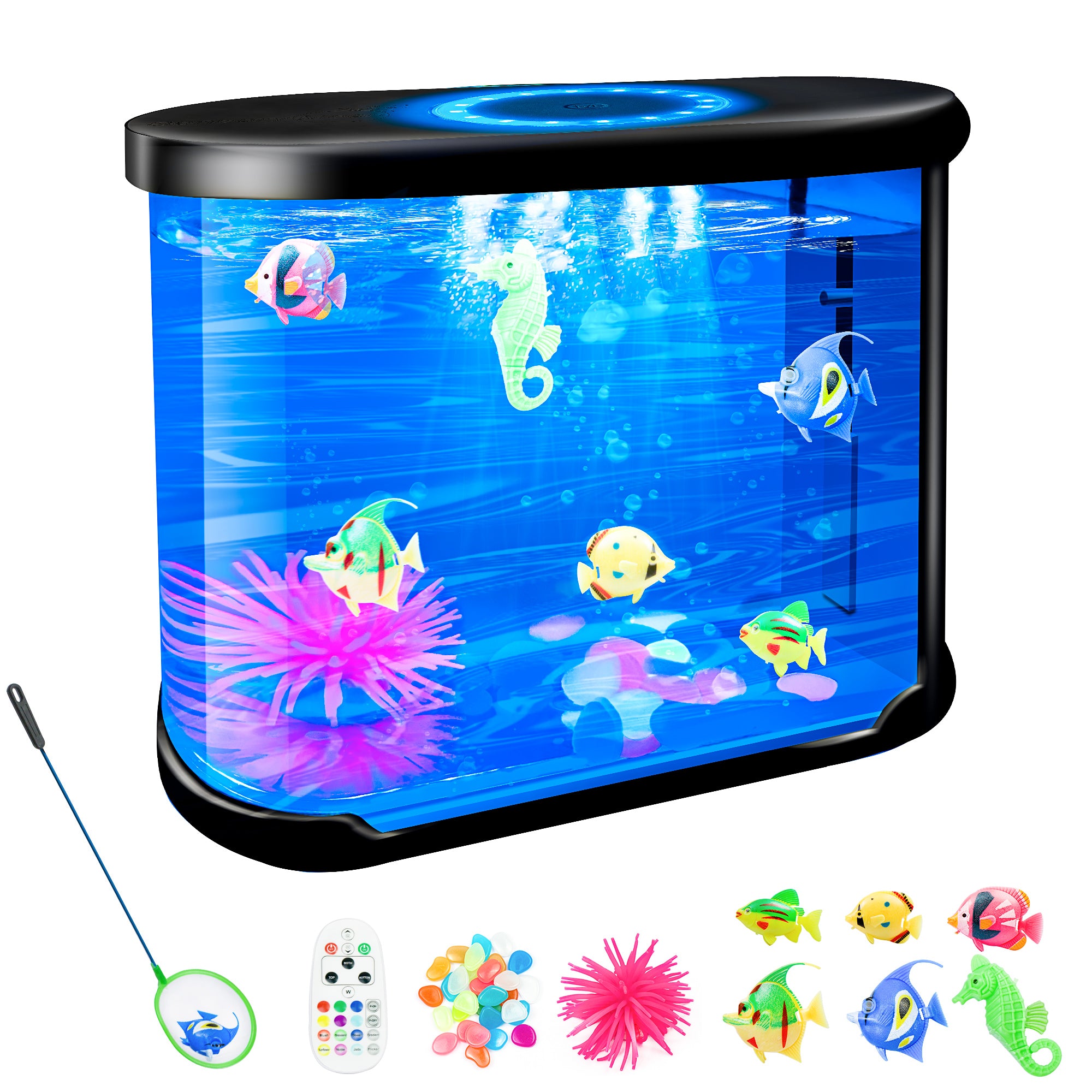 Fake fish aquarium toy tank deals
