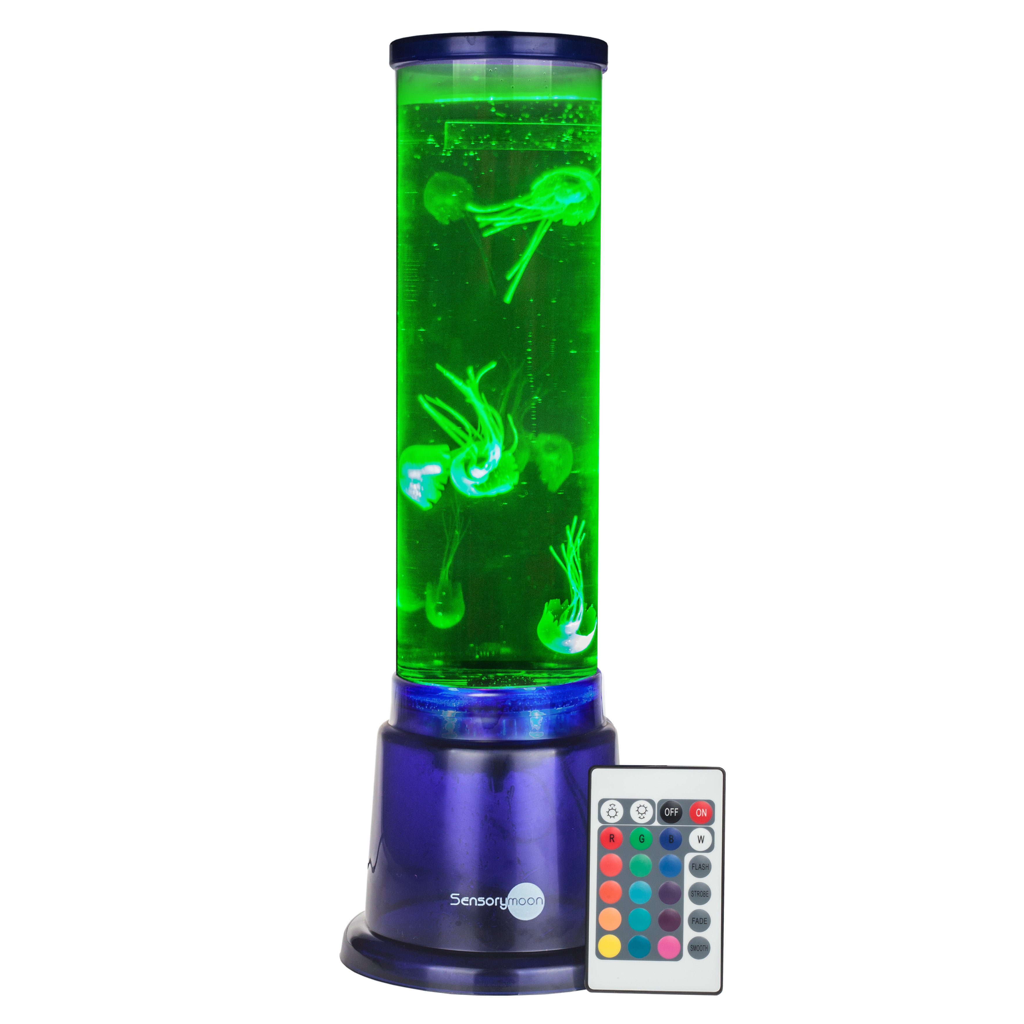 colorful fish tank led light jellyfish aquarium lamp water box SensoryMoon