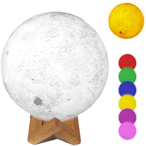 3D Printed Moon Lamp